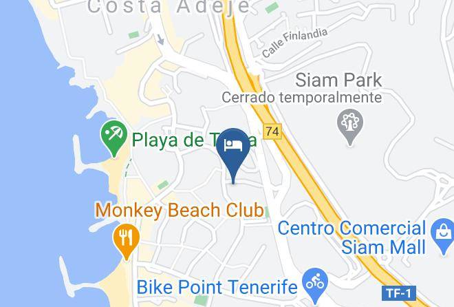Santa Cruz De Tenerife - Coral Ocean View Maps