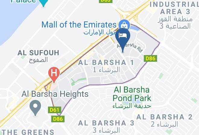 Dubai - Elite Byblos Hotel Maps