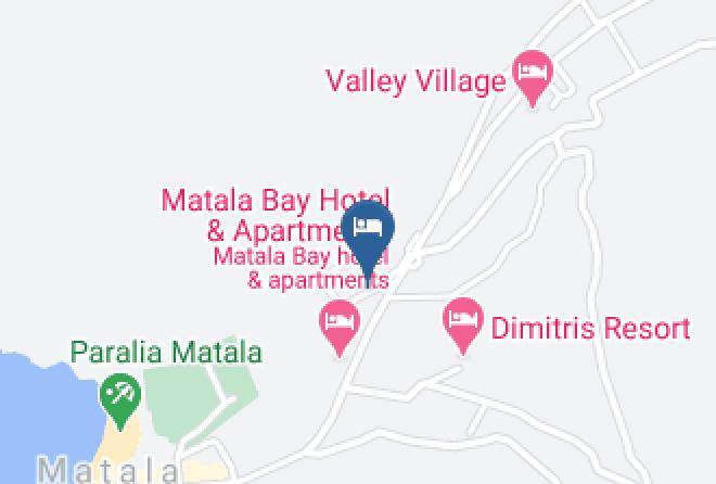 Coral Hotel At Matala Map