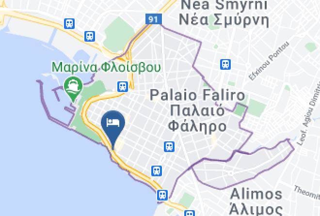 South Athens - Coral Hotel Athens Maps