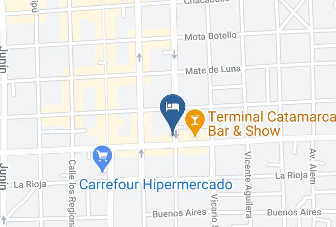 Catamarca City - Coral Hotel Maps