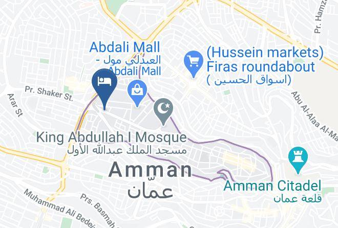 Amman - Coral Hotel & Suites By Hansa Maps