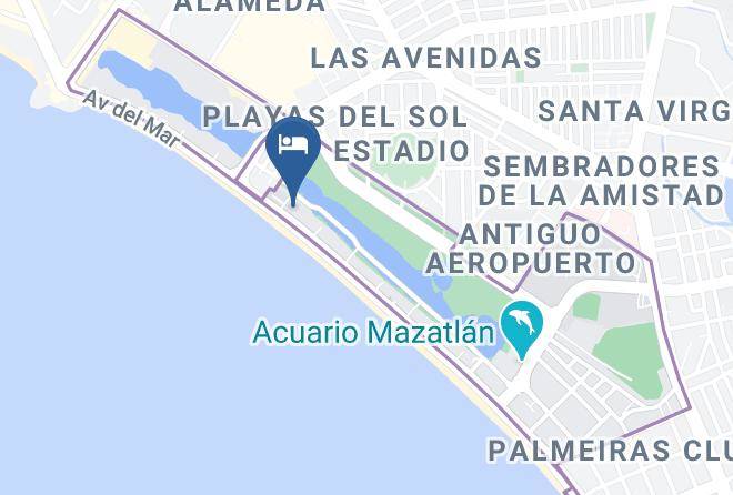Mazatlan - Coral Island Hotel & Spa Maps
