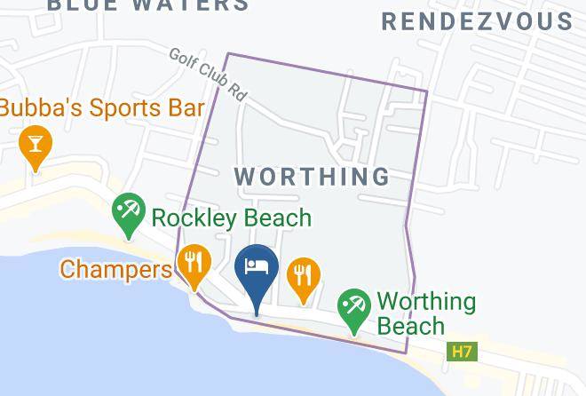 Christ Church - Coral Mist Beach Hotel Maps