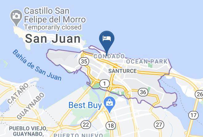 San Juan - Coral Princess Hotel Maps