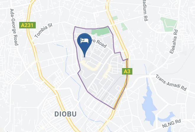 Port Harcourt - Coral Reef Hotel Maps