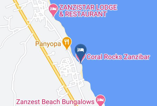 Zanzibar South - Coral Rocks Zanzibar Maps