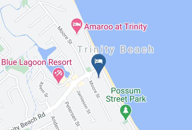 Cairns - Coral Sands Beachfront Resort Maps