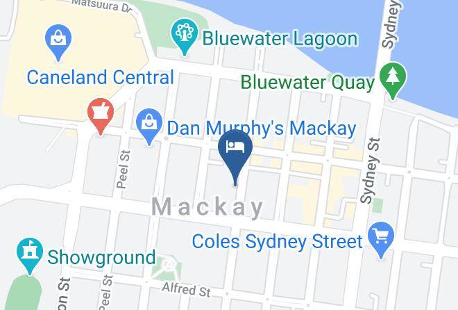 Mackay - Coral Sands Motel Maps