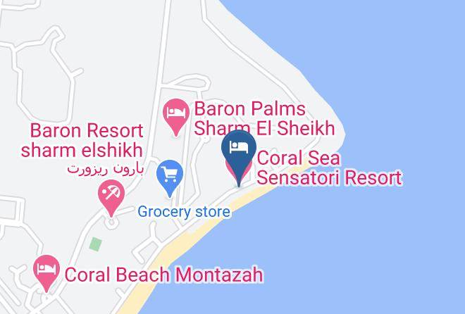 Coral Sea Sensatori Resort Map