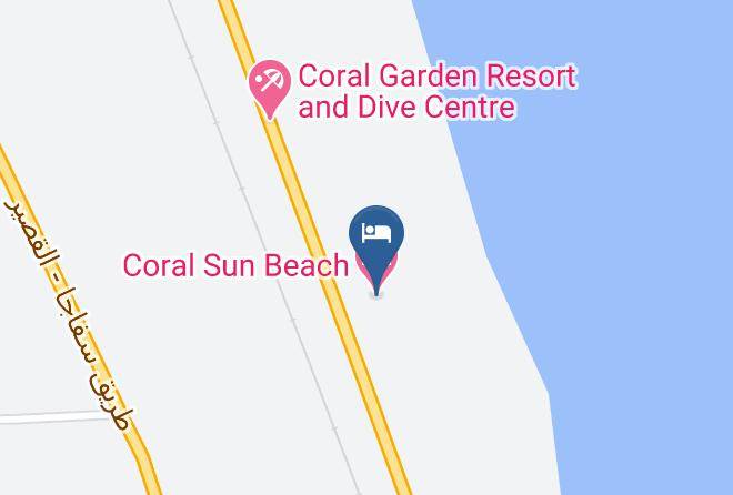 El Qoseir - Coral Sun Beach Maps