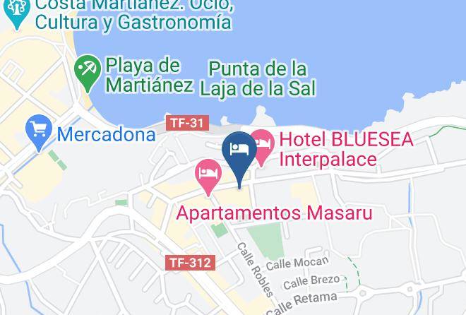 Santa Cruz De Tenerife - Coral Teide Mar Maps