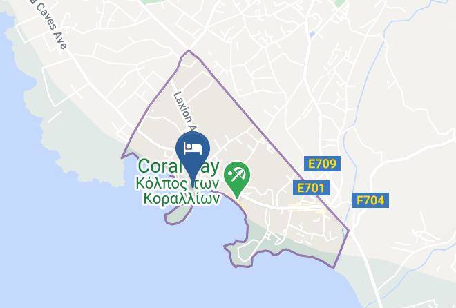 Cyprus - Coral Thalassa Hotel Maps