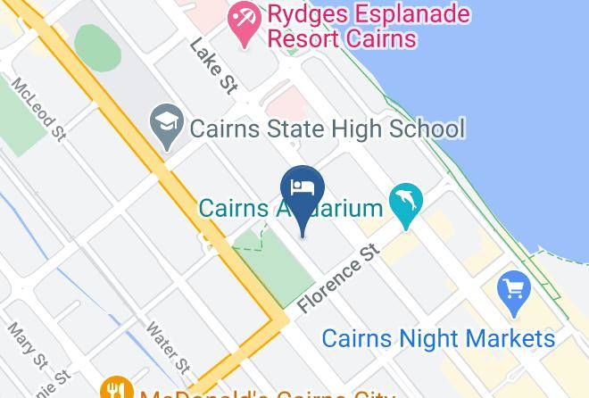 Cairns - Coral Tree Inn Maps