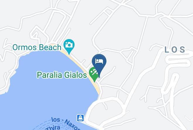 Thira - Corali Hotel Ios Maps