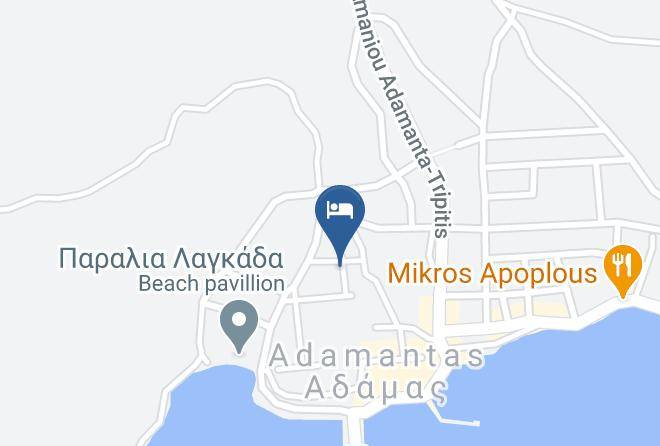 Milos - Corali Hotel Maps