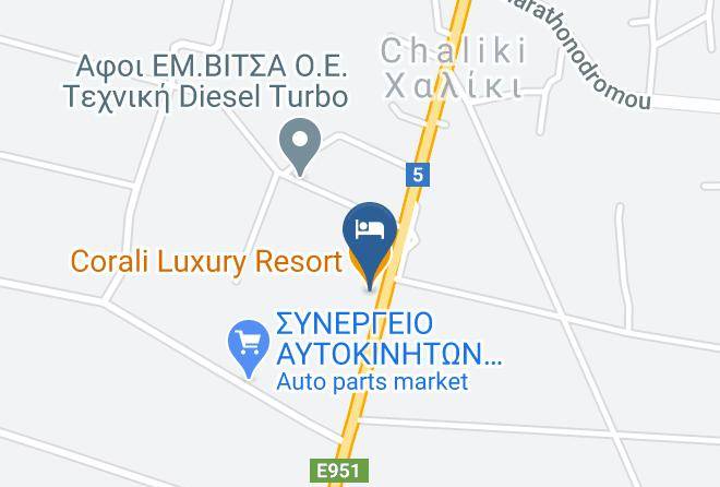 Aitolia And Akarnania - Corali Luxury Resort Restaurant Maps