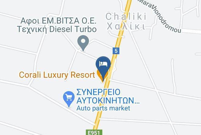Aitolia And Akarnania - Corali Resort Maps