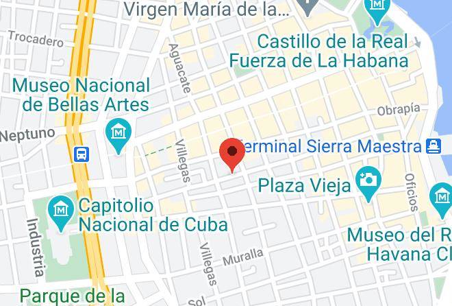 La Habana Vieja - Corazon Cuba Maps