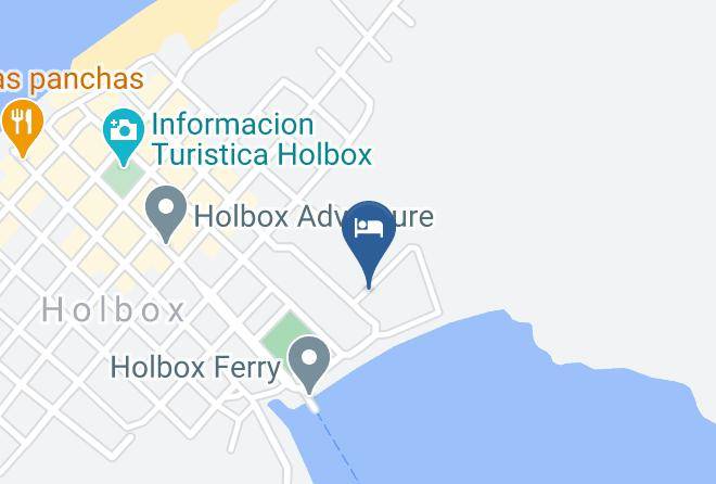 Lazaro Cardenas - Corazon Mexicano Holbox Maps