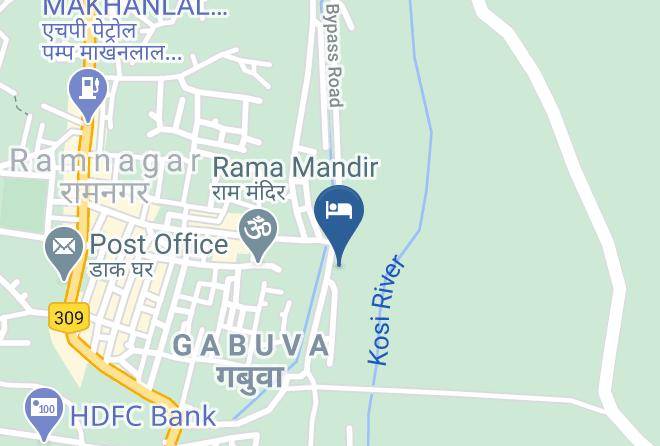 Ramnagar - Corbett Call Resort Maps