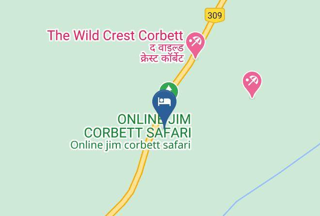 Ramnagar - Corbett Edge Resort Maps
