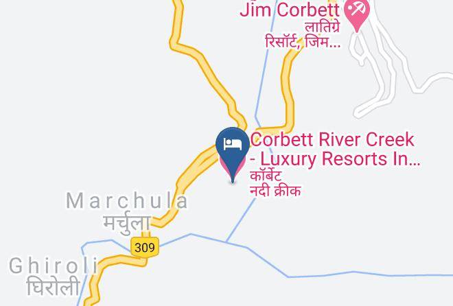 Sult - Corbett River Creek Luxury Resorts In Jim Corbett Maps
