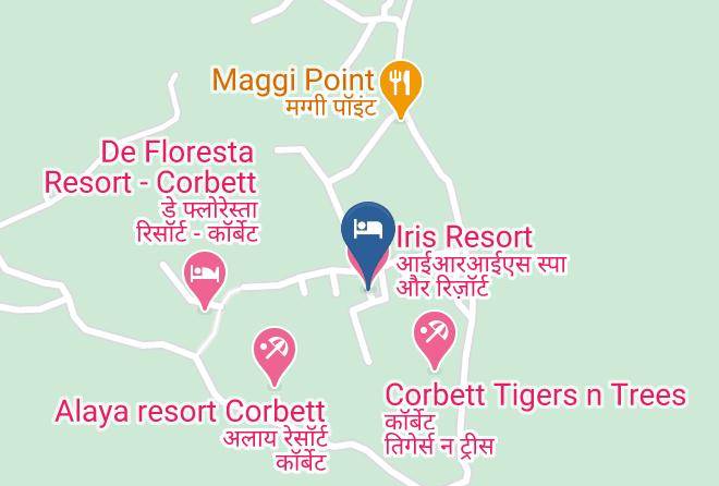 Kaladhungi - Iris Resort Maps