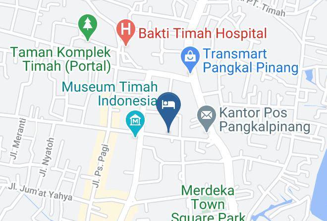 Kota Pangkal Pinang - Cordela Hotel Pangkal Pinang Maps