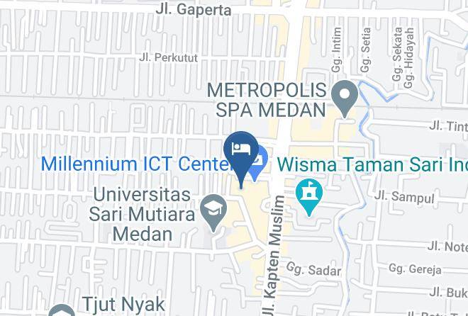 Kota Medan - Cordela Inn Millennium Medan Maps