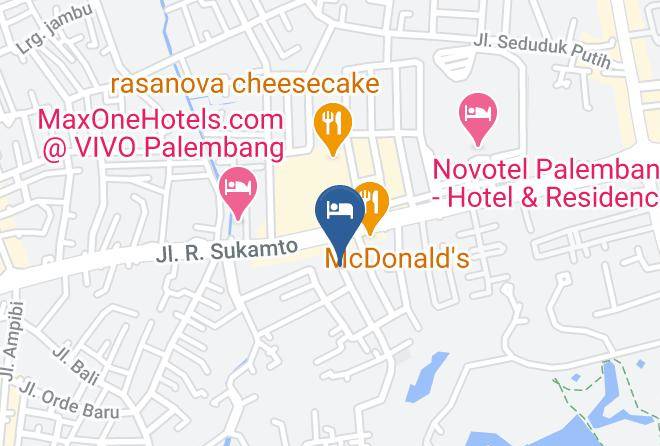 Palembang - Cordela Inn R Sukamto Palembang Maps