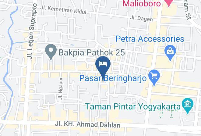 Kota Yogyakarta - Cordela Kartika Dewi Hotel Maps