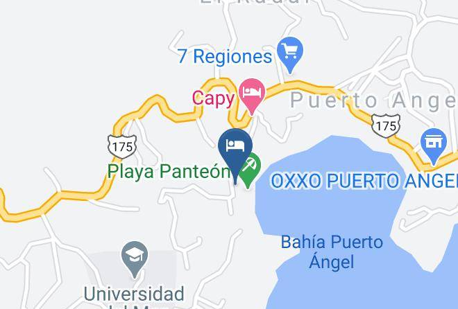 San Pedro Pochutla - Hotel Cordelias Maps