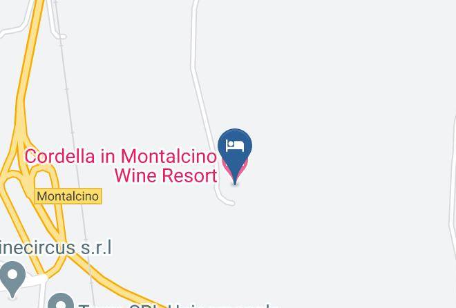 Siena - Cordella In Montalcino Wine Resort Maps
