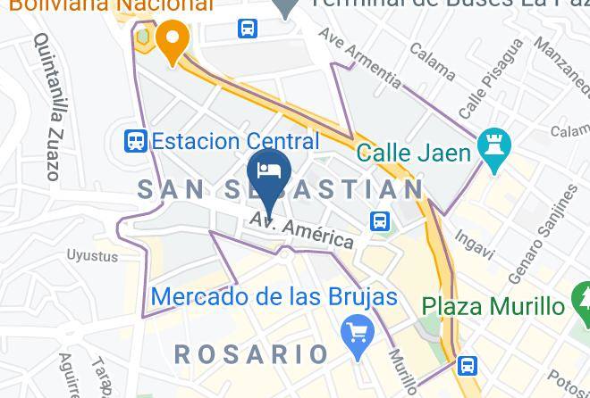 Murillo - Hotel Cordillera Real Maps