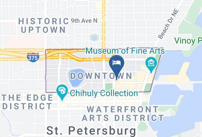 Pinellas - The Cordova Inn Maps