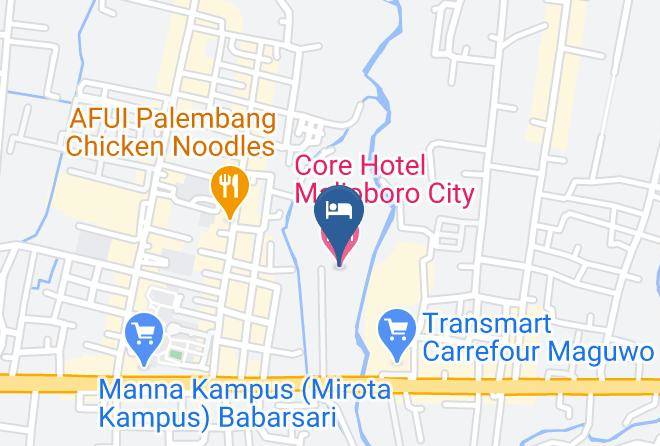 Sleman - Core Hotel Maps