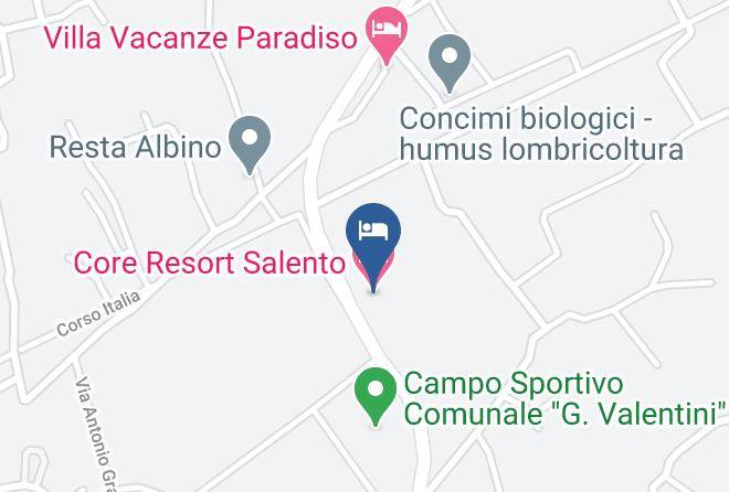 Lecce - Core Resort Salento Maps