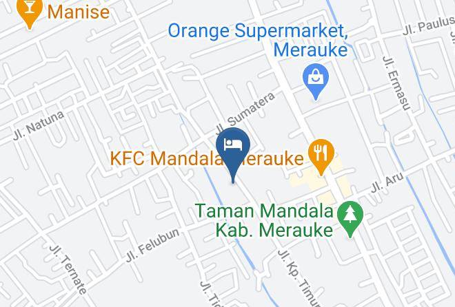 Merauke Regency - Careinn Hotel Merauke Maps