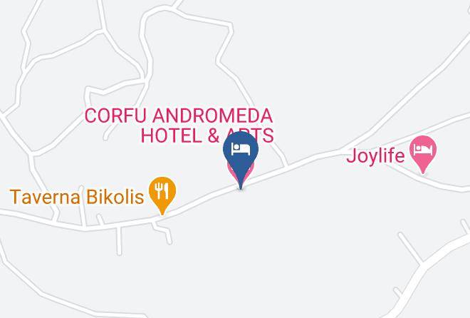 Kerkira - Corfu Andromeda Hotel & Apts Maps