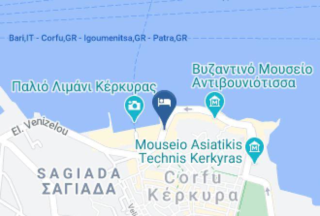 Kerkira - Corfu City Marina Hotel Maps