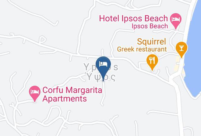 Kerkira - Corfu Garden Hotel Maps