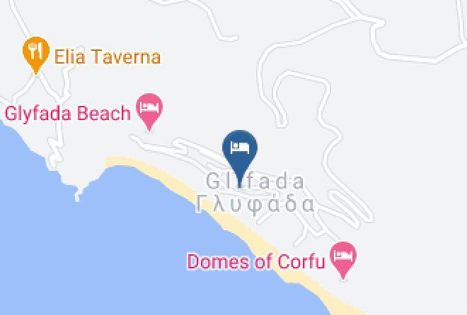 Corfu Glyfada Menigos Resort Map