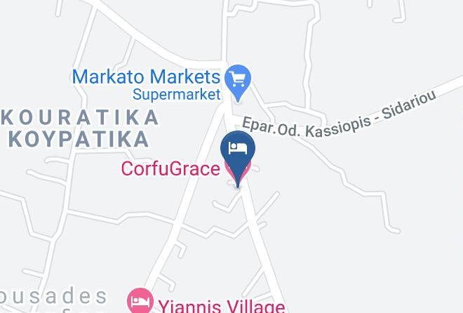 Kerkira - Corfugrace Hotel Maps