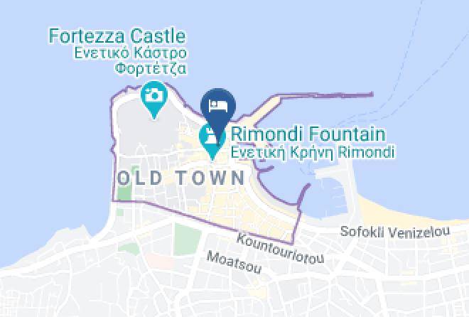 Rethimni - Corina Restaurant Maps