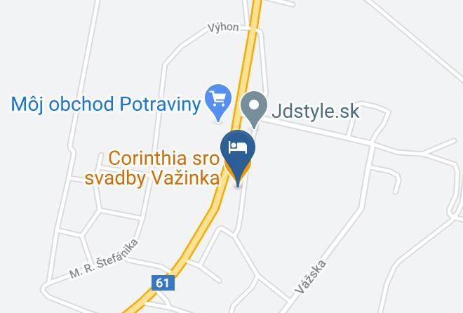 Hlohovec - Corinthia S R O Svadby Vazinka Maps