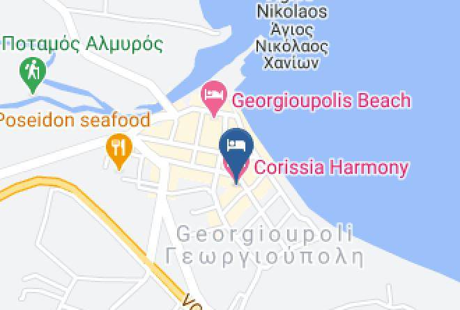 Corissia Harmony Hotel Map