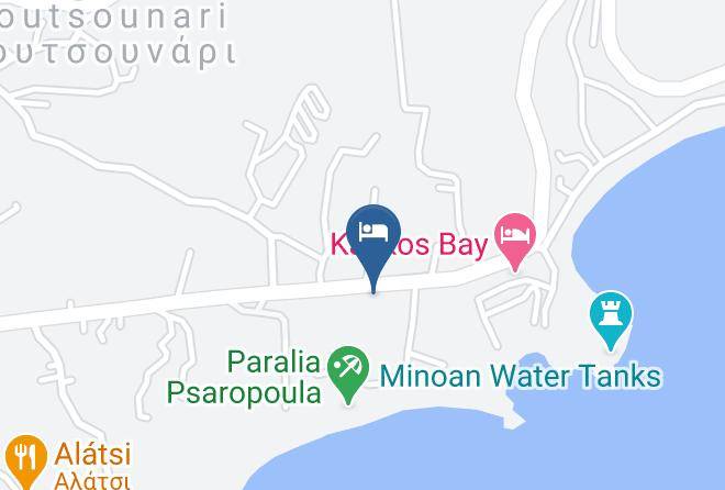 Coriva Beach Hotel & Bungalows Map