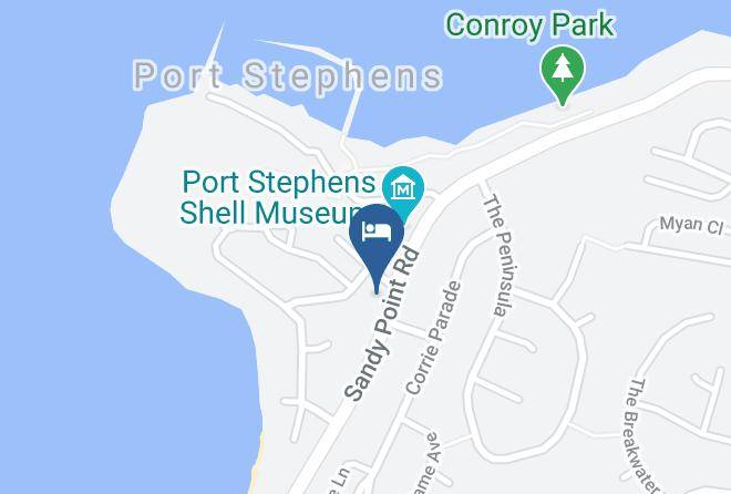 Port Stephens - Corlette Palms Motor Inn Maps