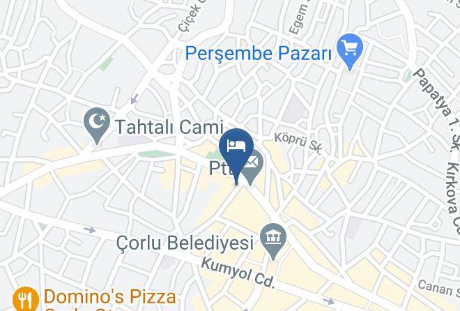 Corlu - Corlu Otel Ataman Otel Maps
